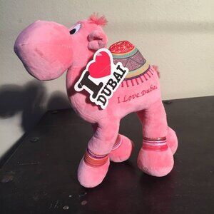Dubai Pink Camel Stuffed Animal Plush
